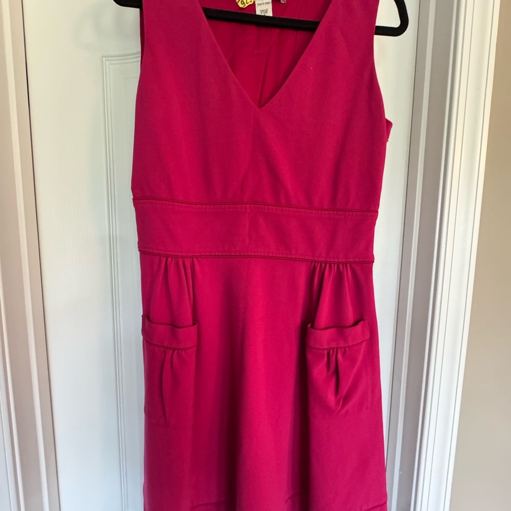 Diane Von Furstenberg Vibrant Pink Dress